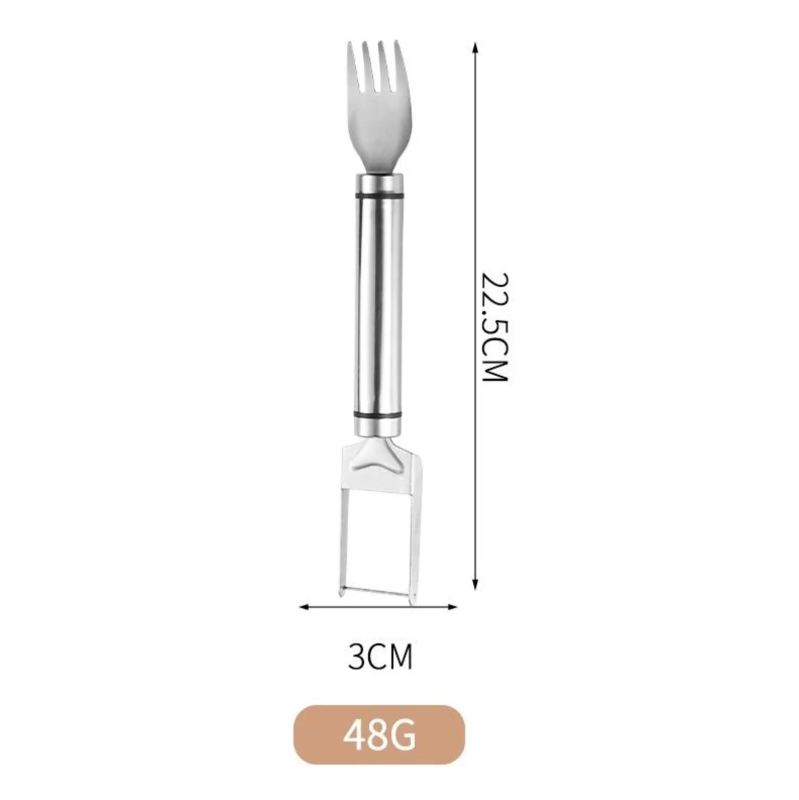 2-in-1 Stainless Steel Fruit Cutter (2 Pack) - Image 6