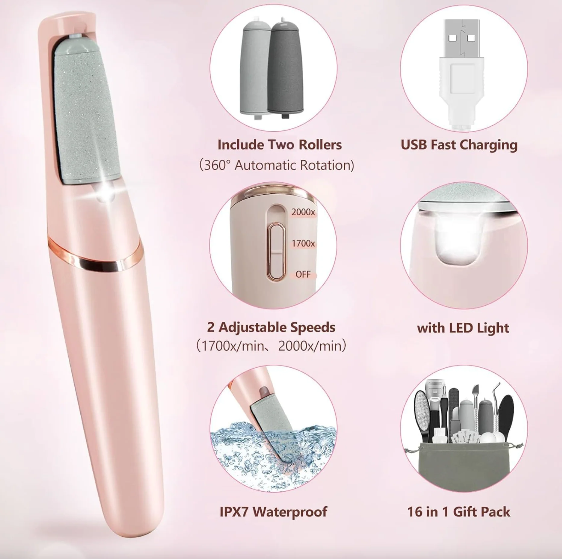 Pink Sugar Ultimate Foot Filer - Image 2