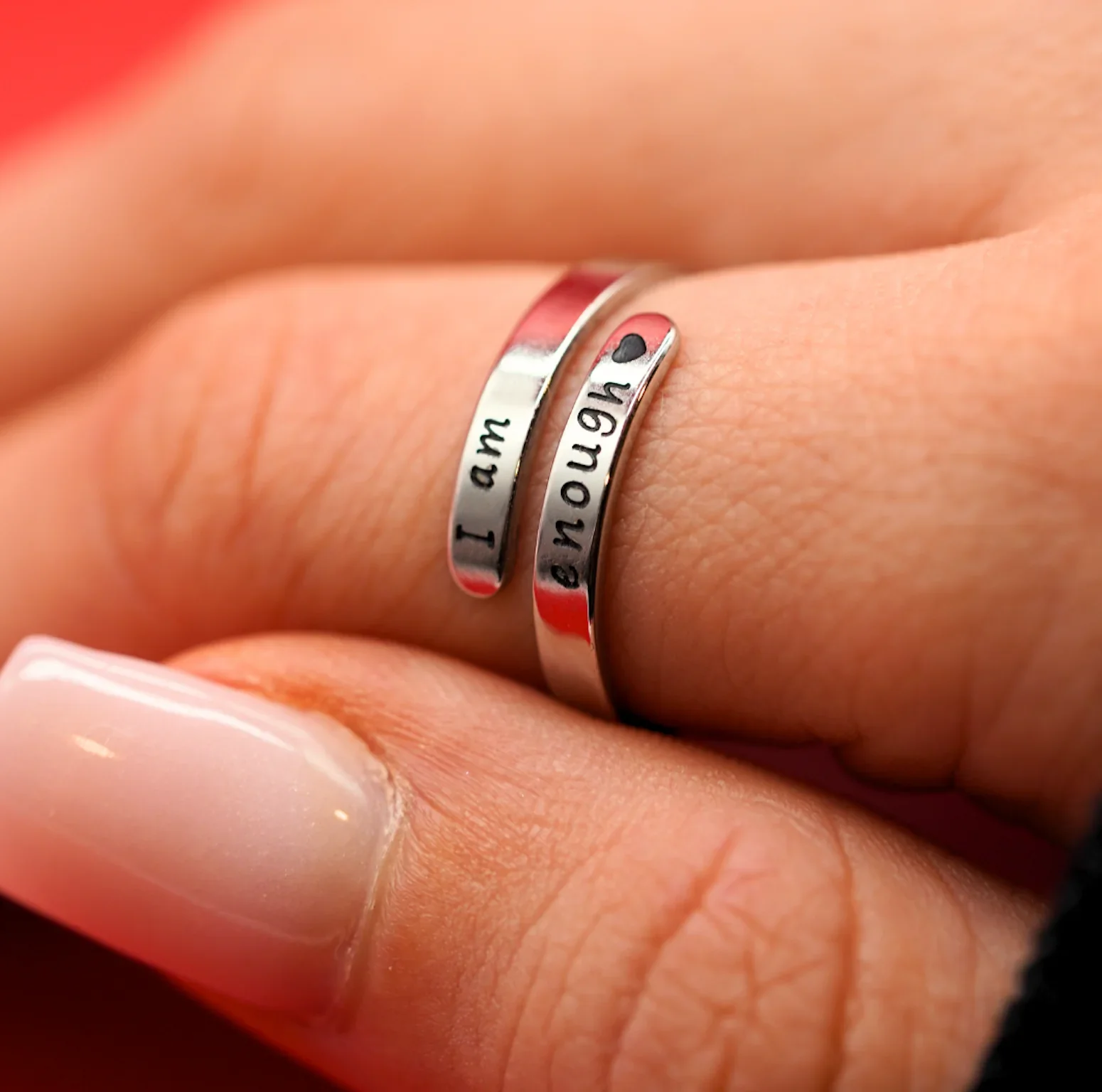 I Am Enough Ring - Image 3