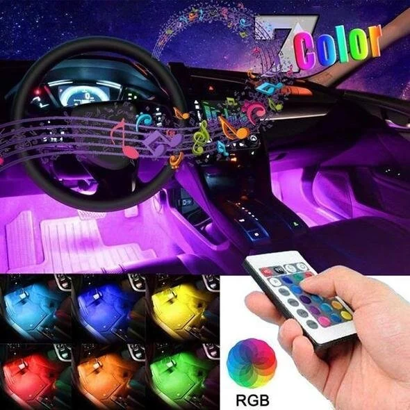 Car Interior Ambient Lights- (Contains 4 light bars) - Image 3