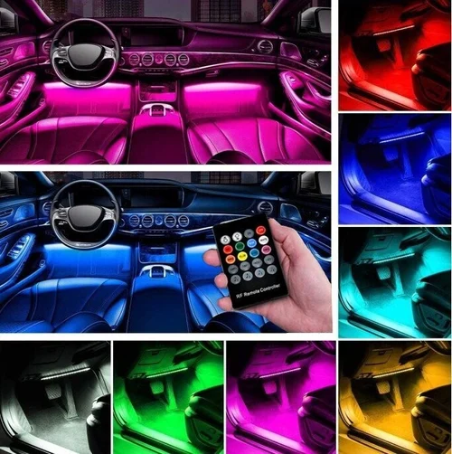 Car Interior Ambient Lights- (Contains 4 light bars) - Image 4