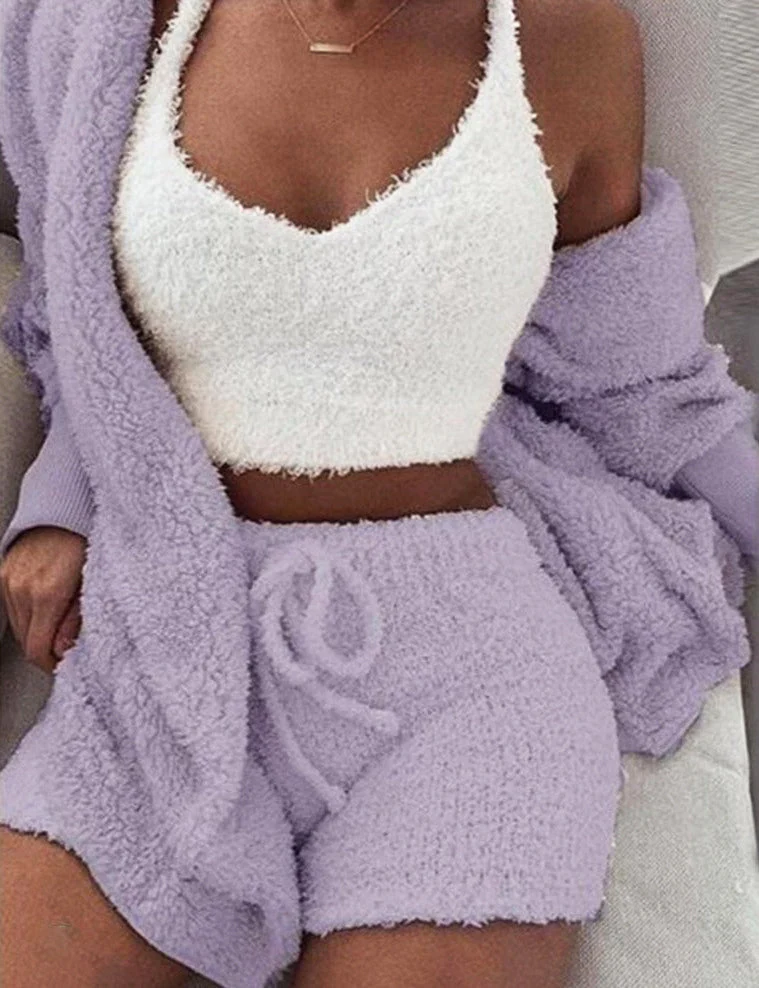 Ultra Cozy 3 Piece Loungewear Set - Image 4