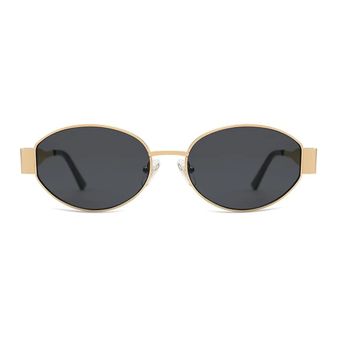 Oval Metal Sunglasses - Image 2