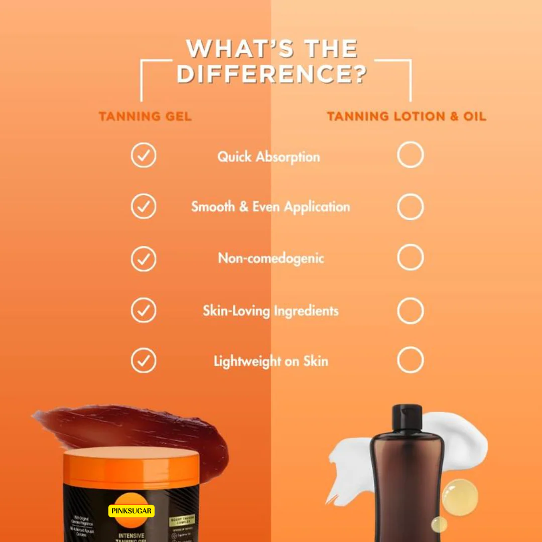 PinkSugar Gold Shimmer Intensive Tanning Gel - Image 3