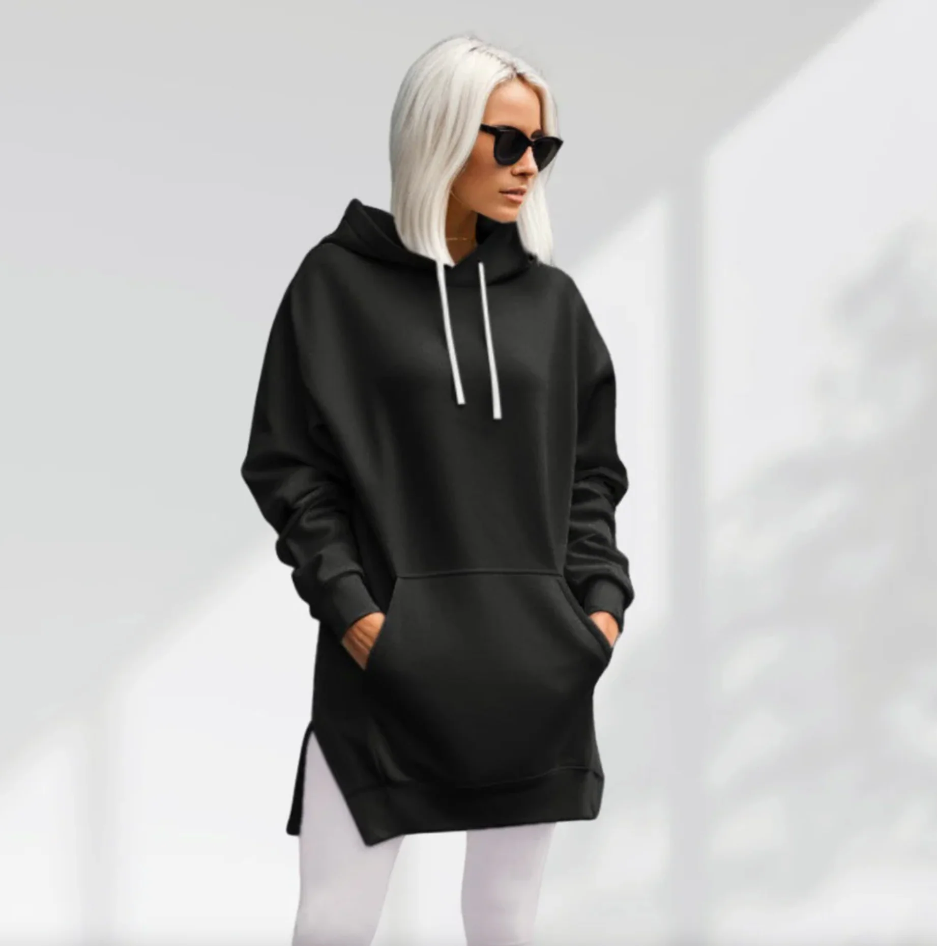 PinkSugar Oversized Hoodie Dress