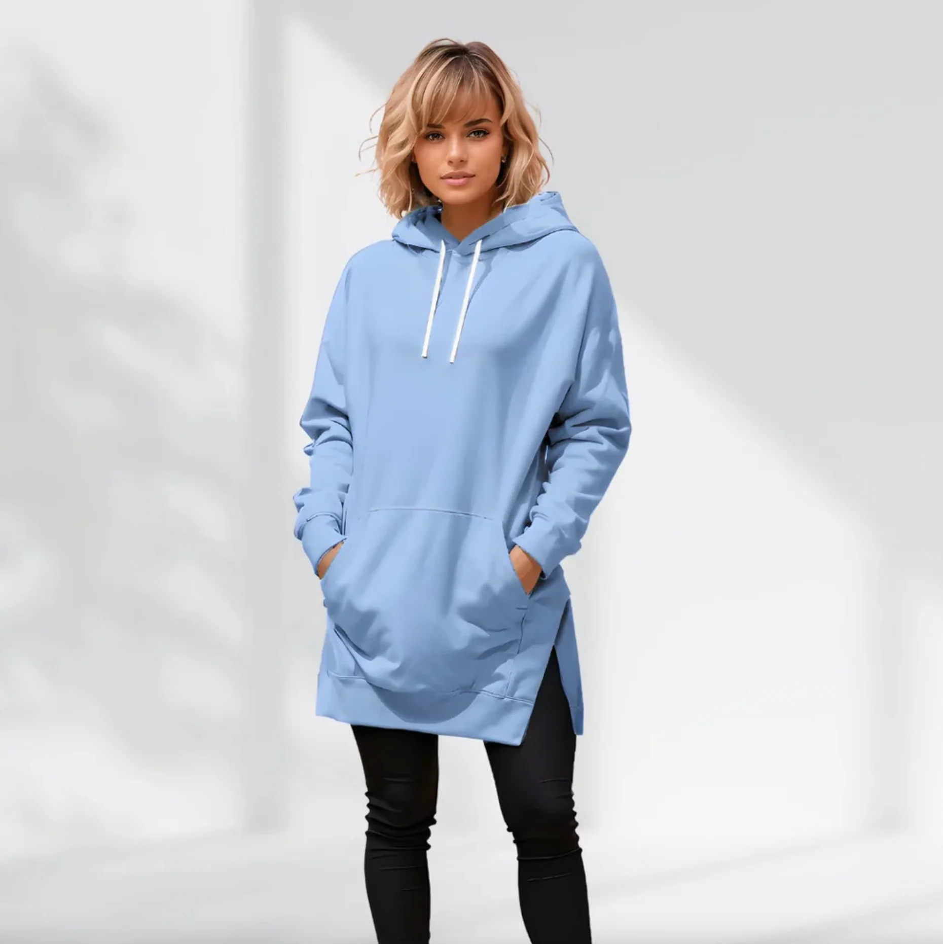 PinkSugar Oversized Hoodie Dress - Image 5