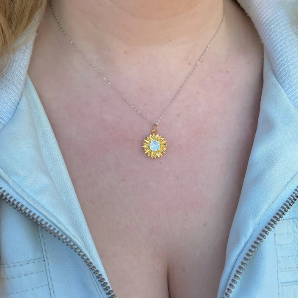Sunflower Necklace - Image 3