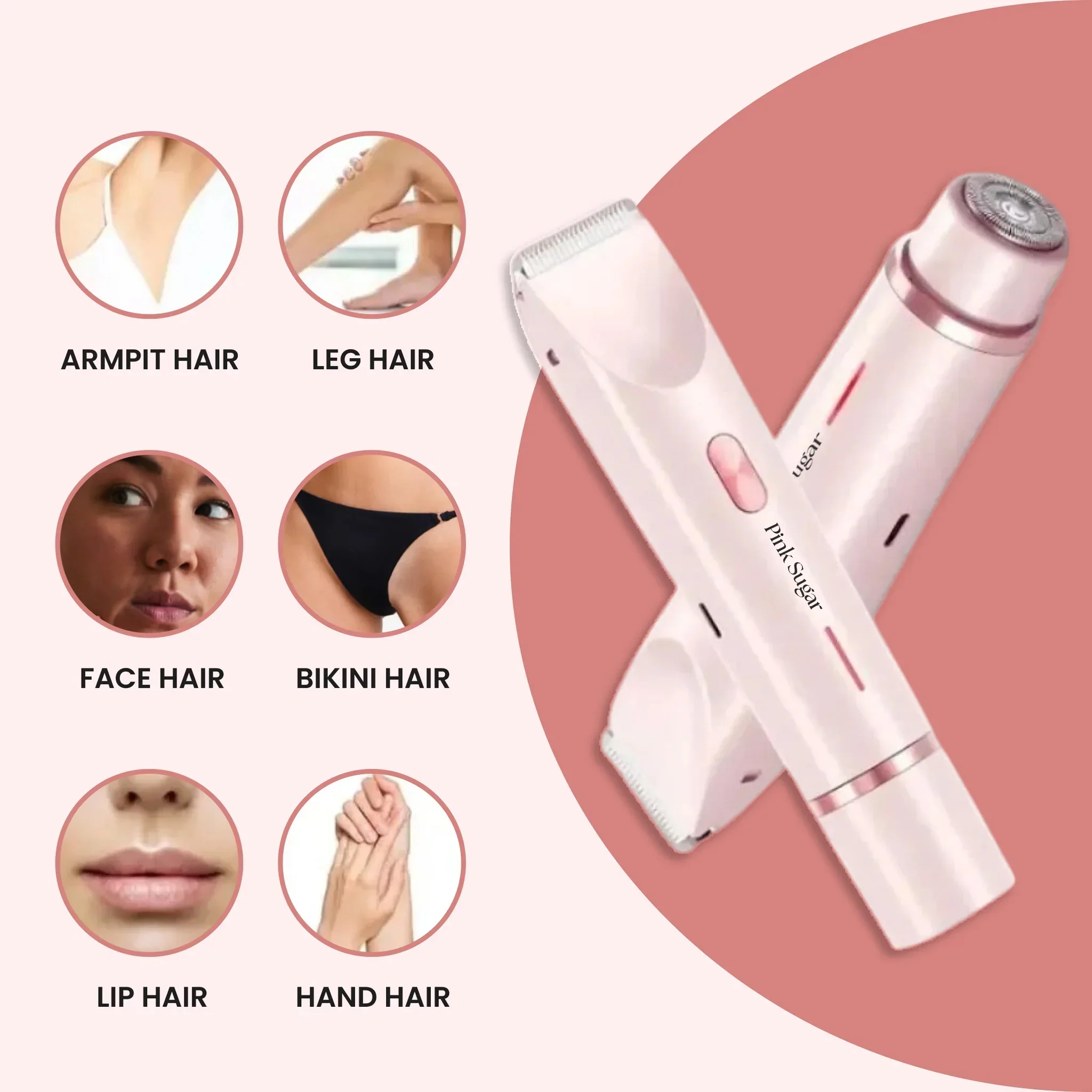 SugarSilk - Precision Groomer for Smooth, Glowing Skin - Image 5