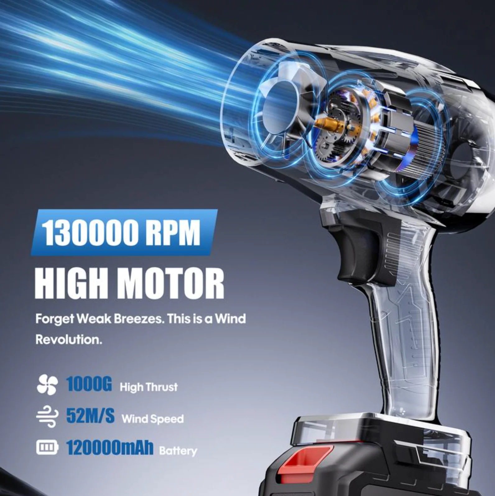 Turbo Jet Electric Leaf Blower - Image 2