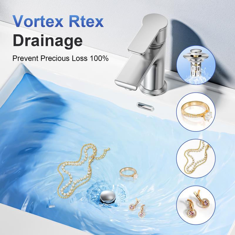Universal 2-in-1 Bathroom Sink Stopper - Image 3