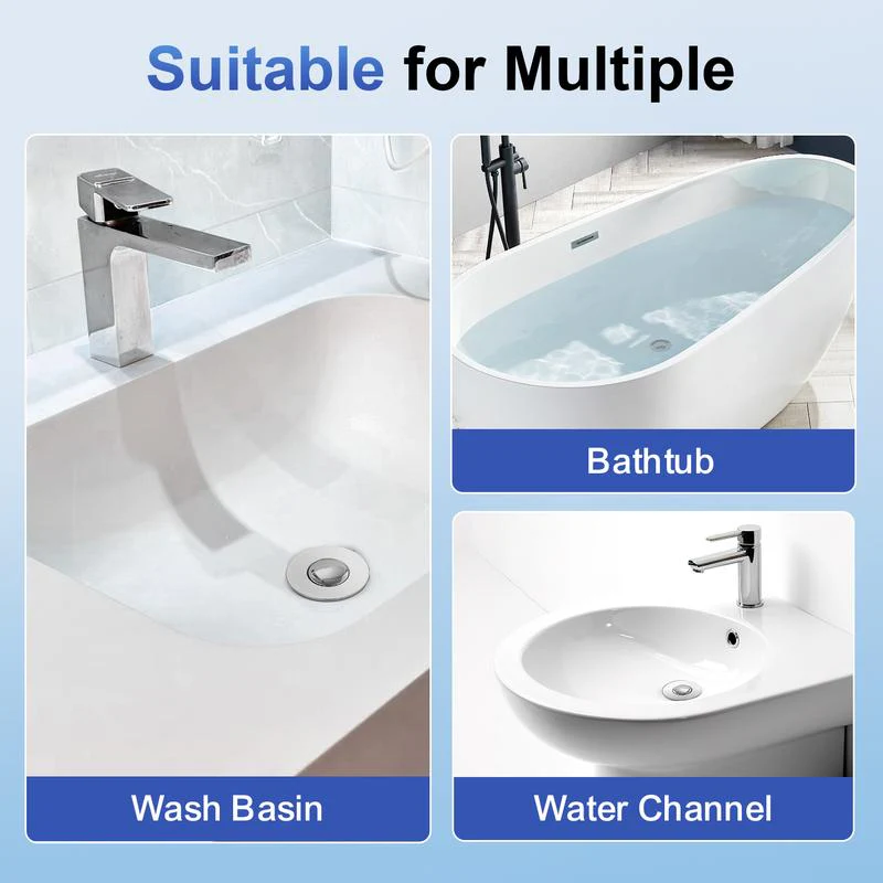 Universal 2-in-1 Bathroom Sink Stopper - Image 8